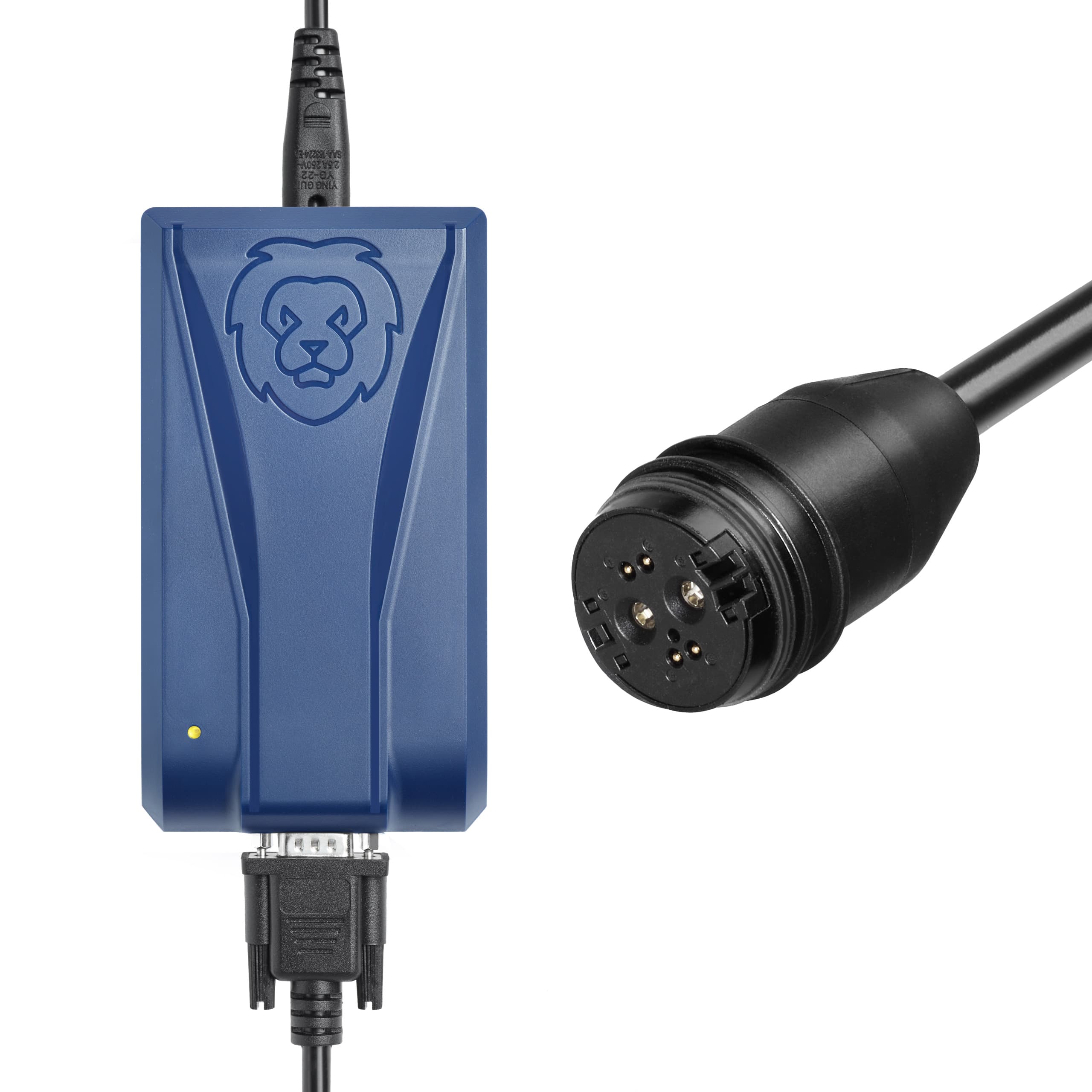 Chargeur de voyage ONgineer LiON one4all pour vélos électriques et scooters électriques 36 V avec prise Rosenberger C et sac de transport