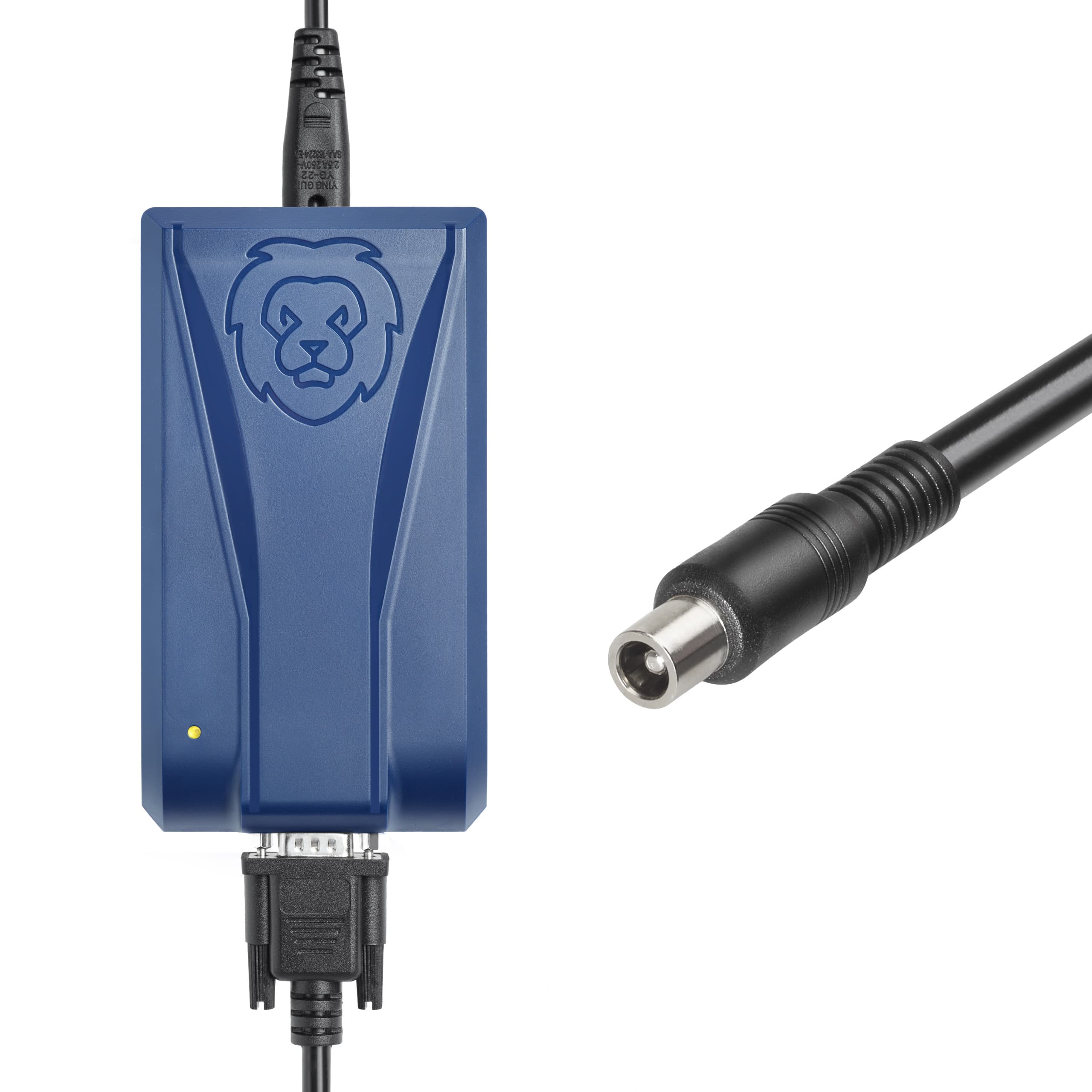 Chargeur de voyage ONgineer LiON one4all pour vélos électriques et scooters électriques 36 V avec prise coaxiale 8x9 et sac de transport