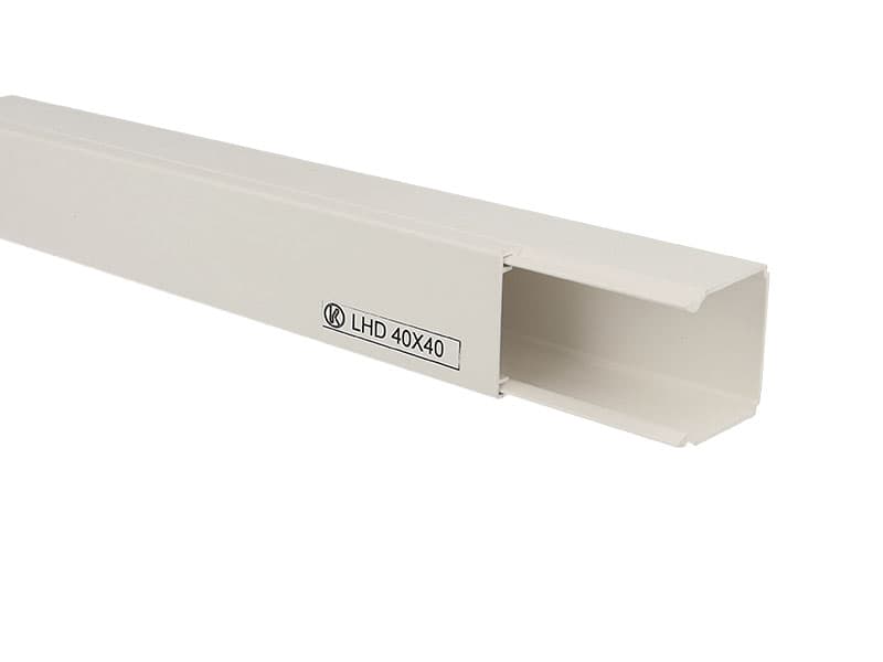 Goulotte électrique PVC 40 x 40 mm KOPOS